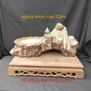Tượng lạt ma có hố trồng cây T001