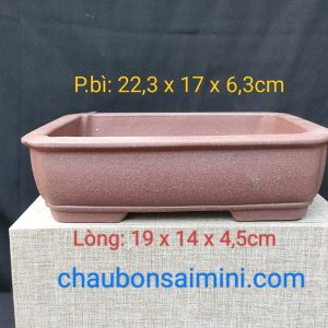 Chậu tử sa thủ công; quặng thô nguyên bản CN024