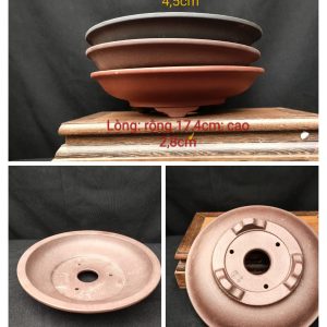 Chậu tròn cạn, miệng loe T049