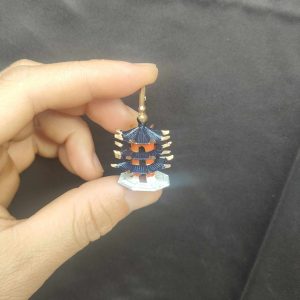 Mô hình chùa, tháp làm deco, tiểu cảnh MH009