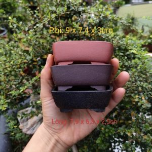 Chậu tử sa chữ nhật; size nhỏ (CN047)