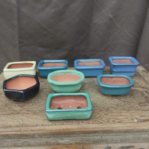 Bộ chậu bình dân phủ men; size nhỏ (B007)