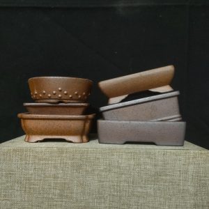 Bộ chậu mini màu gỉ sét, cổ kính (B012)