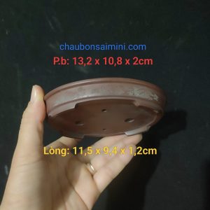 Chậu cát tím, oval cạn điêu khắc 2 mặt; khoáng thô nguyên bản (OV030)